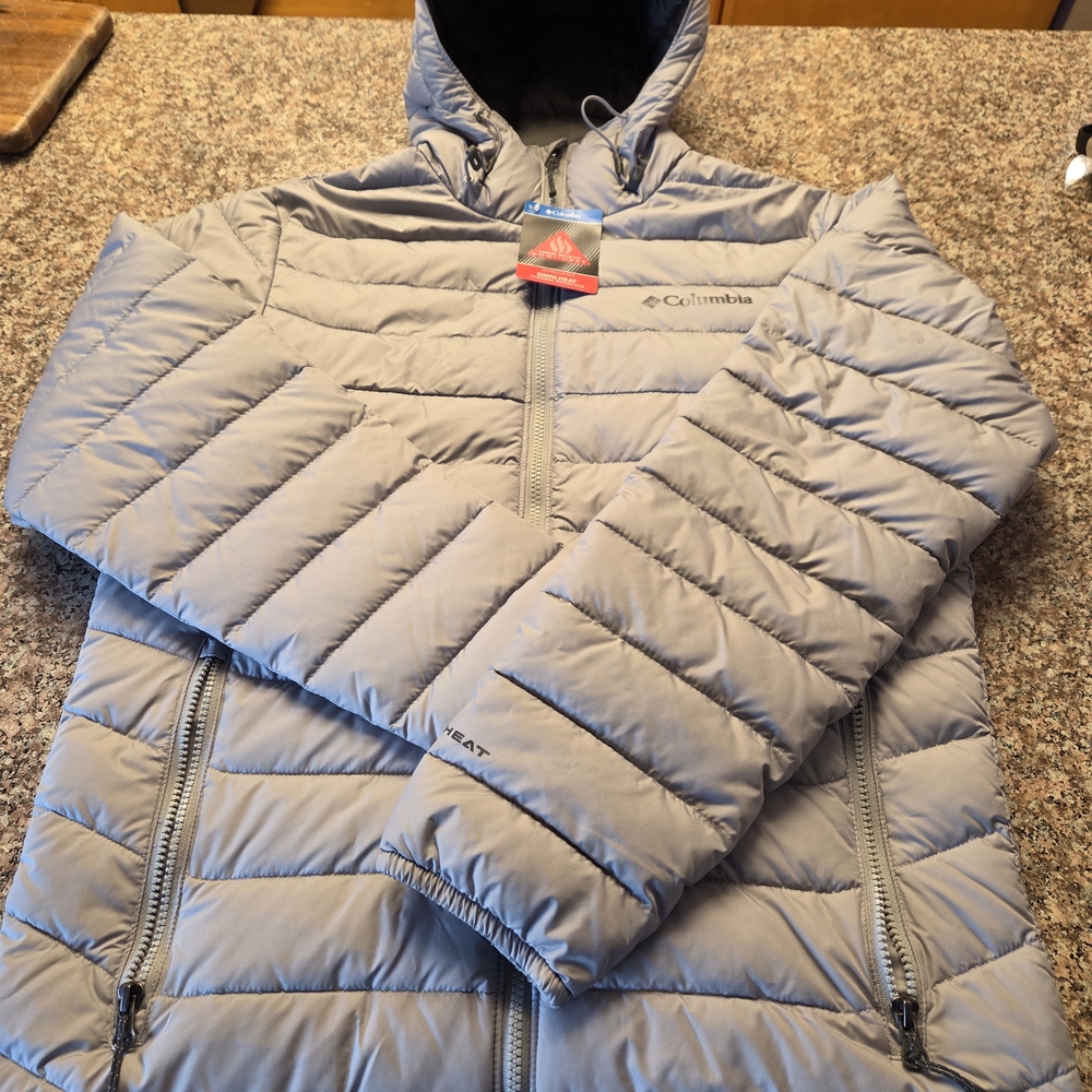 Columbia Powder Lite Hooded Jacket, Men's Size S